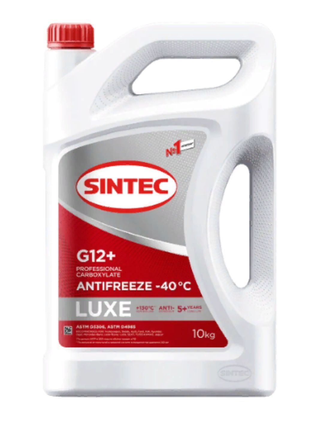Антифриз SINTEC LUX G12+ 10кг красный