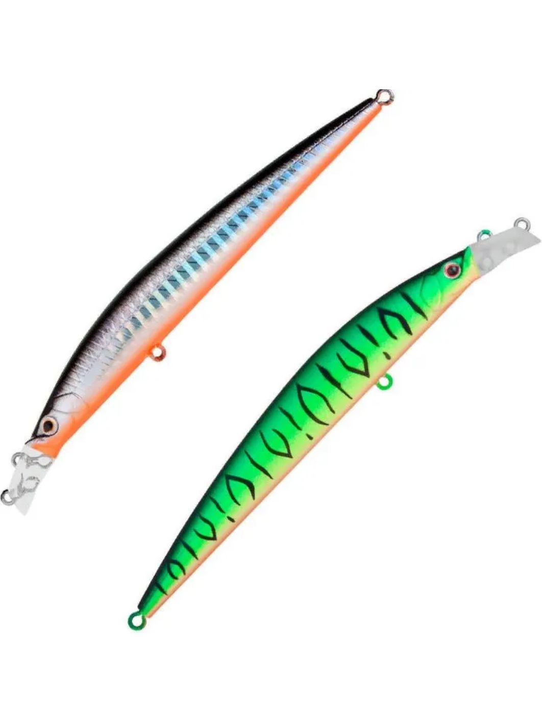 Воблер Минноу Strike Pro Top Water Minnow 110,  110 мм,  10, 5 гр,  Загл. 0, 2м.-0, 7м.,  Плавающий,  цвет: GC01S/A70-713S,  (JL-166F#GC01S/A70-713S)