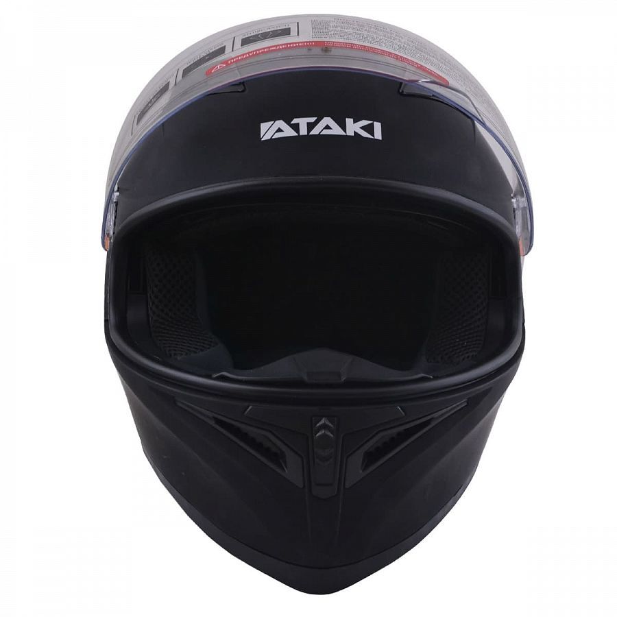 Шлем интеграл Ataki JK316 Solid черный матовый XL