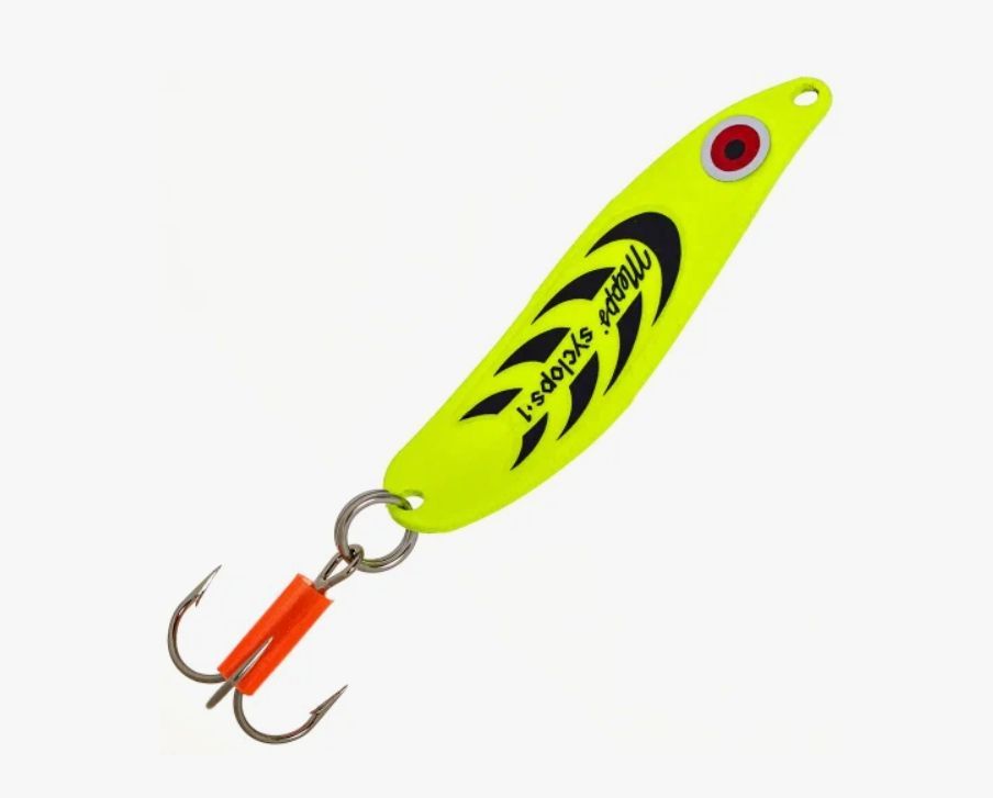 Блесна колеблющаяся Mepps SYCLOPS,  0,  Fluo Chartreuse