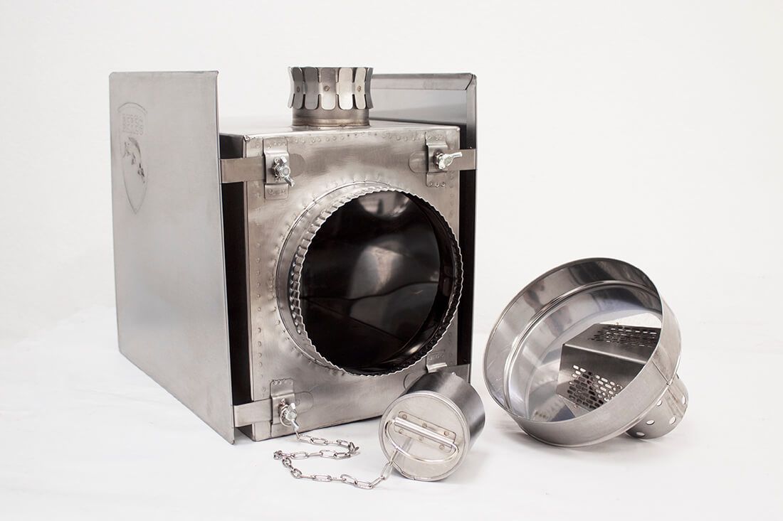 Печь Экономка малая съемные экраны Берег