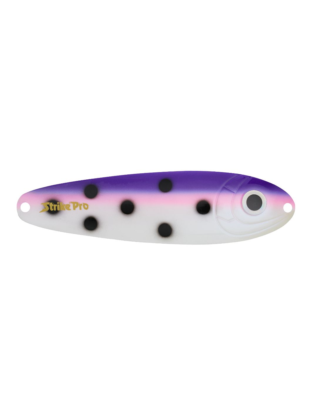 Блесна колеблющаяся Strike Pro BUSTER SPOON 140,  140 мм,  45 гр,  Тройник,  цвет: C457F/CP Purple Milk UV,  (ST-017#C457F/CP)