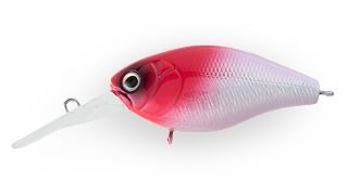Воблер Крэнк Strike Pro Cranky-EX Deep 60,  60 мм,  17, 2 гр,  Загл. 3, 0м.-5, 0м.,  Плавающий,  цвет: 022PPP-713 Redhead Silver,  (EG-168XL#022PPP-713)