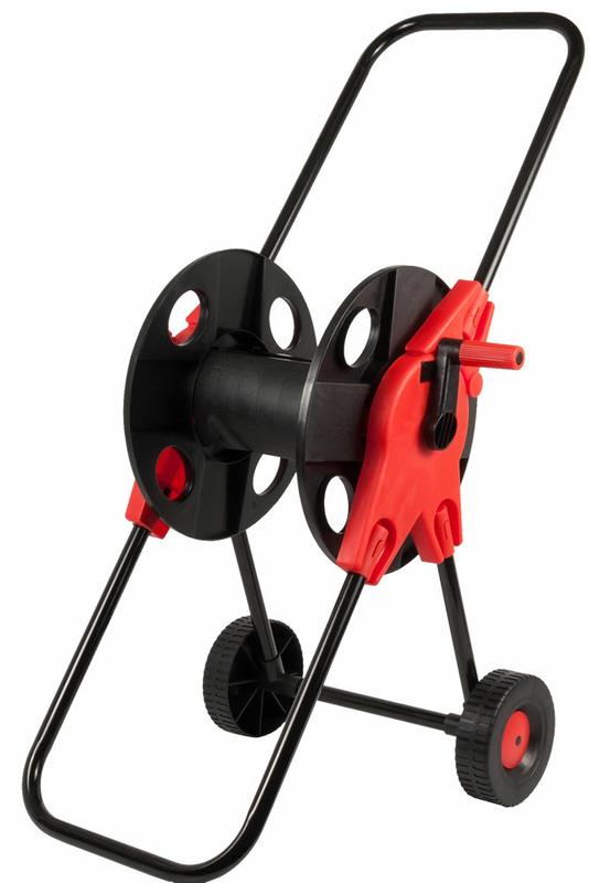 Катушка для садового шланга с колесами (шланг 1/2" до 45м,  3/4" 30м) QE 772-203