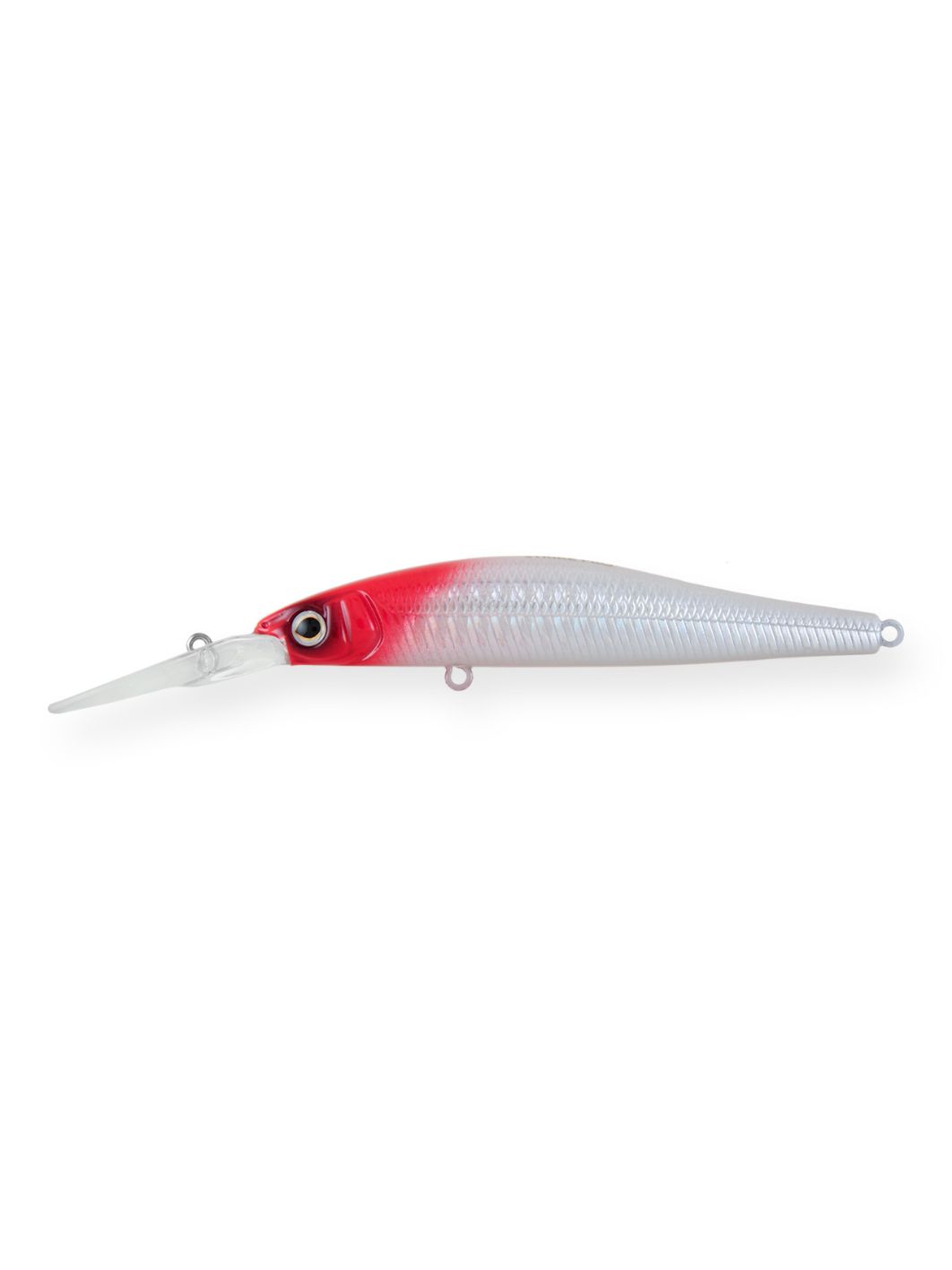 Воблер Минноу Strike Pro Jumper DR 90SP,  90 мм,  11 гр,  Загл. 1, 5м.-3, 0м.,  Нейтральный,  цвет: 022PPP-713 Redhead Silver,  (EG-192BL-SP#022PPP-713)