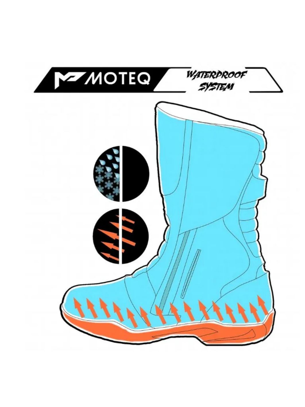 Мотоботы MOTEQ Camel Коричневые, Размер 42