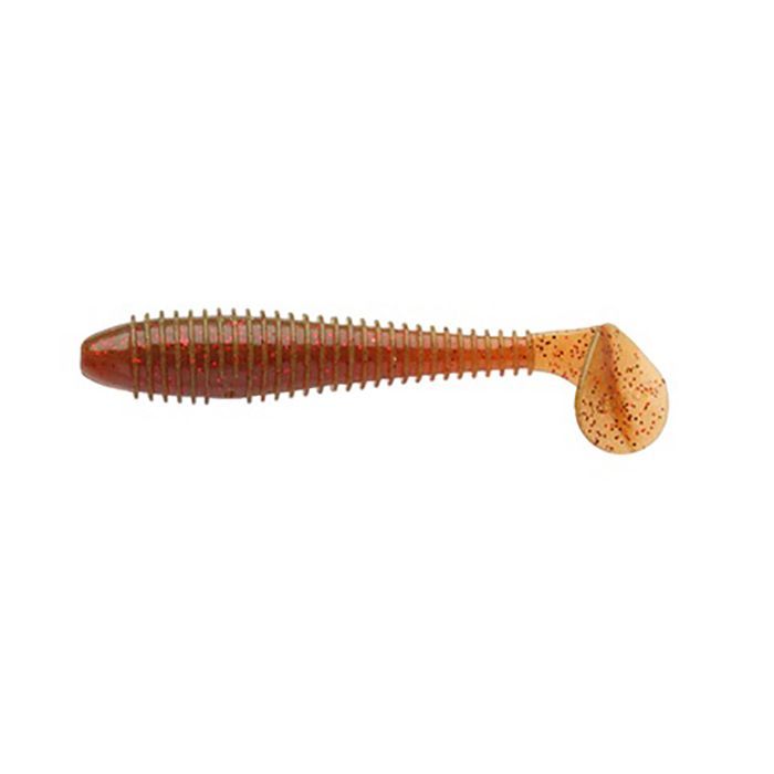 Приманка съедобная Keitech Swing Impact FAT 3.3" PAL #07 Motor Oil Red Flake