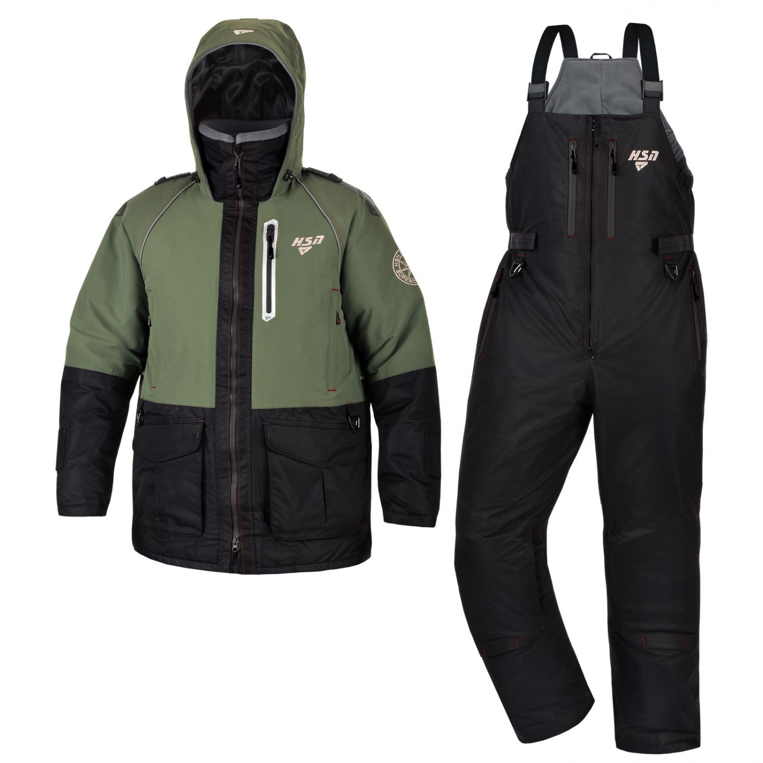 Костюм-поплавок мужской зимний "Rescuer VII comfort",  hardguard,  хаки (46-48/182) м