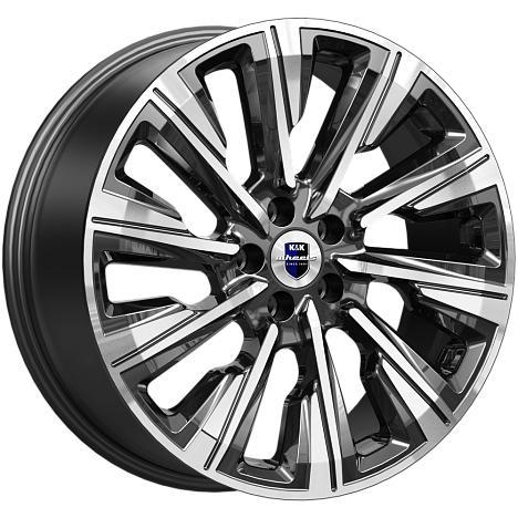 Диск л.Р19 7.5/5*110 КИК Галего КС1039  d67.1 ЕТ40  алмаз чёрный 83540 КОМПЛЕКТ 4ШТ.