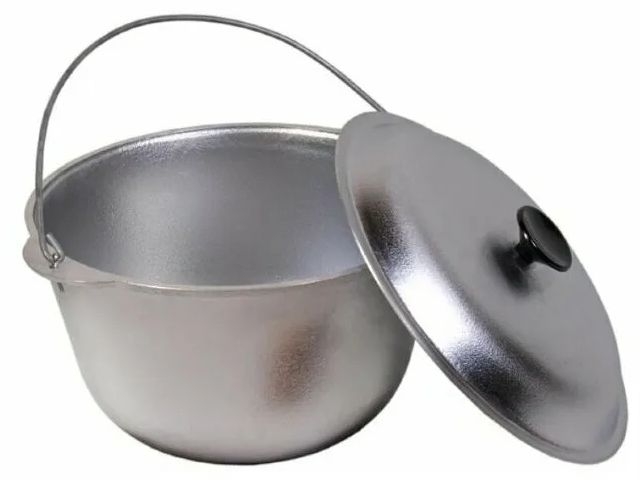 Котелок литой поход. 6л с крышкой