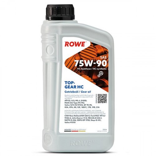 ROWE HIGHTEC TOPGEAR SAE 75W90 HC 1л синтетическое трансмиссионное масло