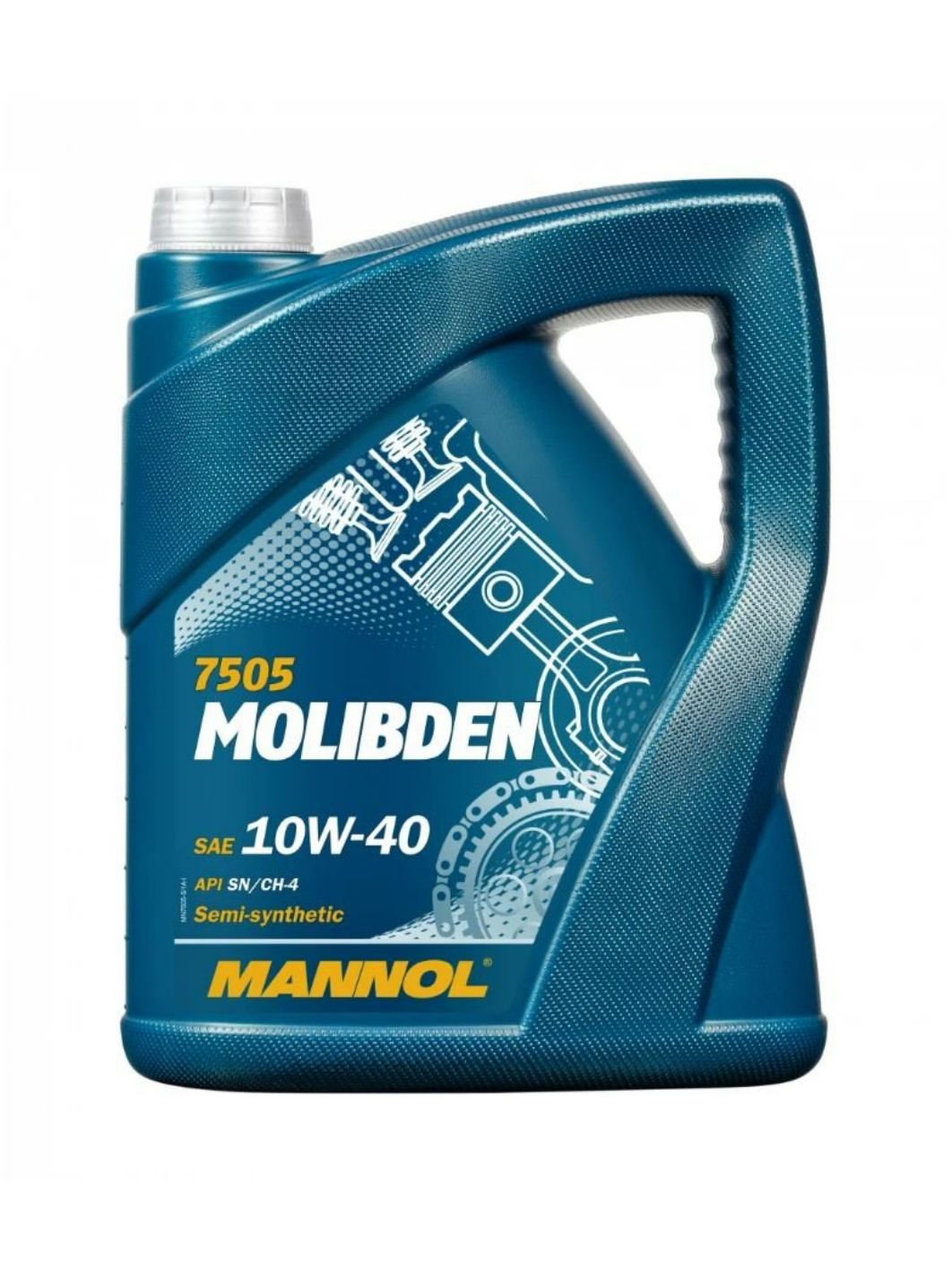 MANNOL Molibden 10W40 7505 4л полусинтетическое моторное масло