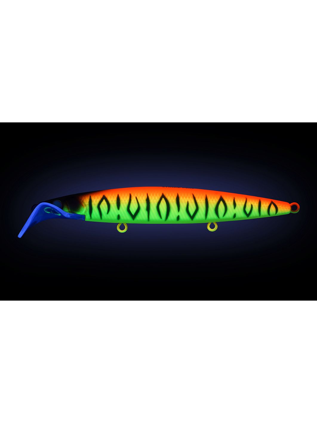 Воблер Минноу Strike Pro Scooter Minnow 110F,  110 мм,  11, 8 гр,  Загл. 1, 5м.-2, 5м.,  Плавающий,  цвет: A242S Sunrise Mat Tiger,  (EG-186F#A242S)