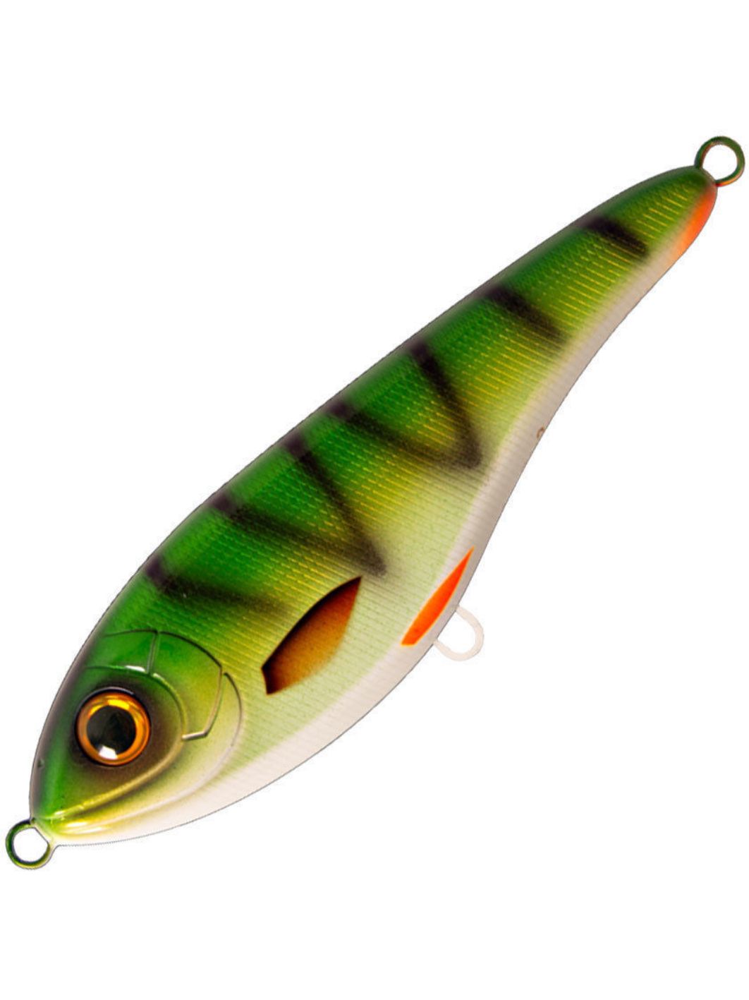 Воблер Джеркбейт Strike Pro Buster Jerk Sinking,  150 мм,  75 гр,  Загл. 0, 5м.-4, 0м.,  Тонущий,  цвет: CWC014 Yellow Perch,  CWC,  (EG-048#CWC014)