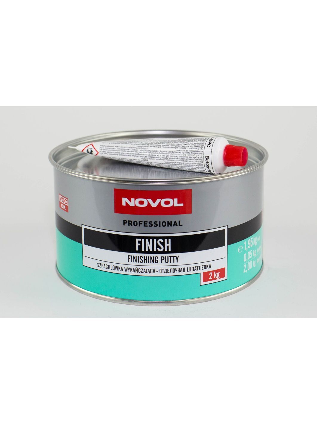 Шпатлевка NOVOL 1125 FINISH 2кг отделочная