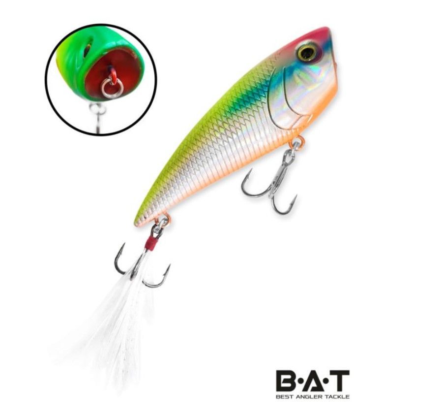 Воблер BAT Crow Pop ВТ059 (70 mm.; 7 g.; TopWater) # CS09