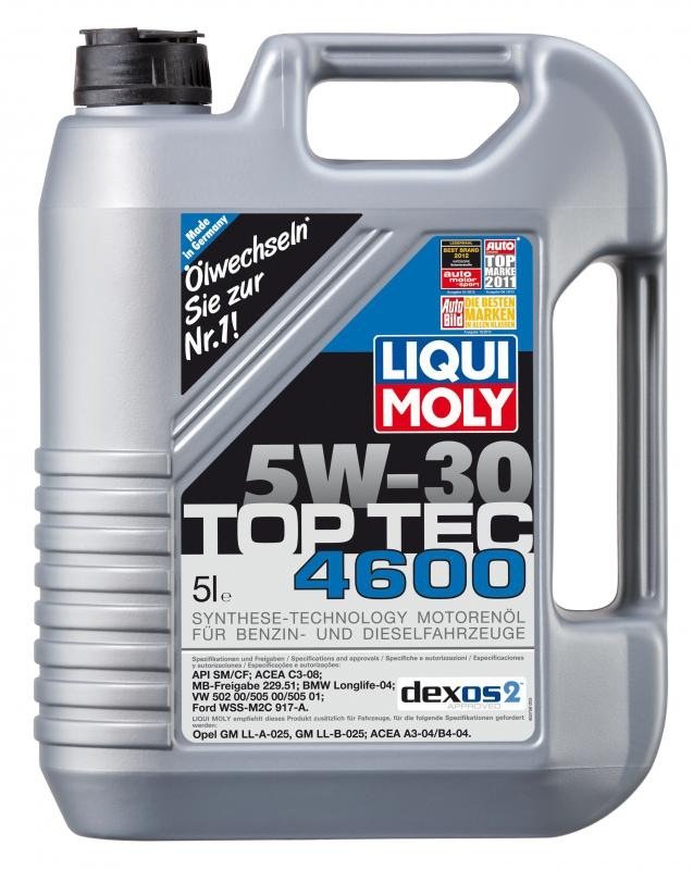 LIQUI MOLY "Top Tec 4600" 5W30 4L синтетическое моторное масло 3763