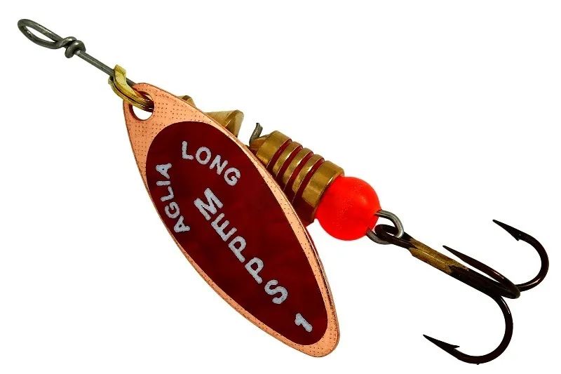 Блесна вращающаяся Mepps "Aglia Long REDBO 1,  Copper