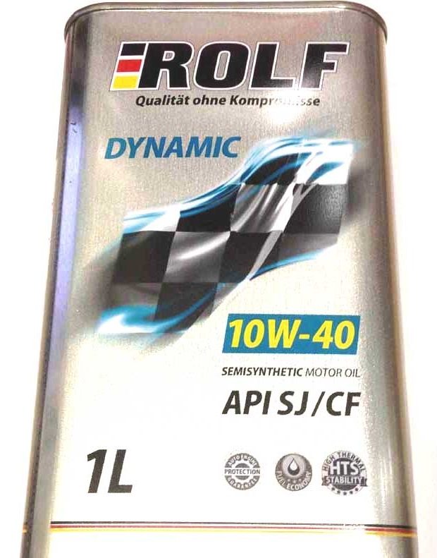 ROLF Dynamic 10W40 SJ/CF 1л полусинтетическое моторное масло