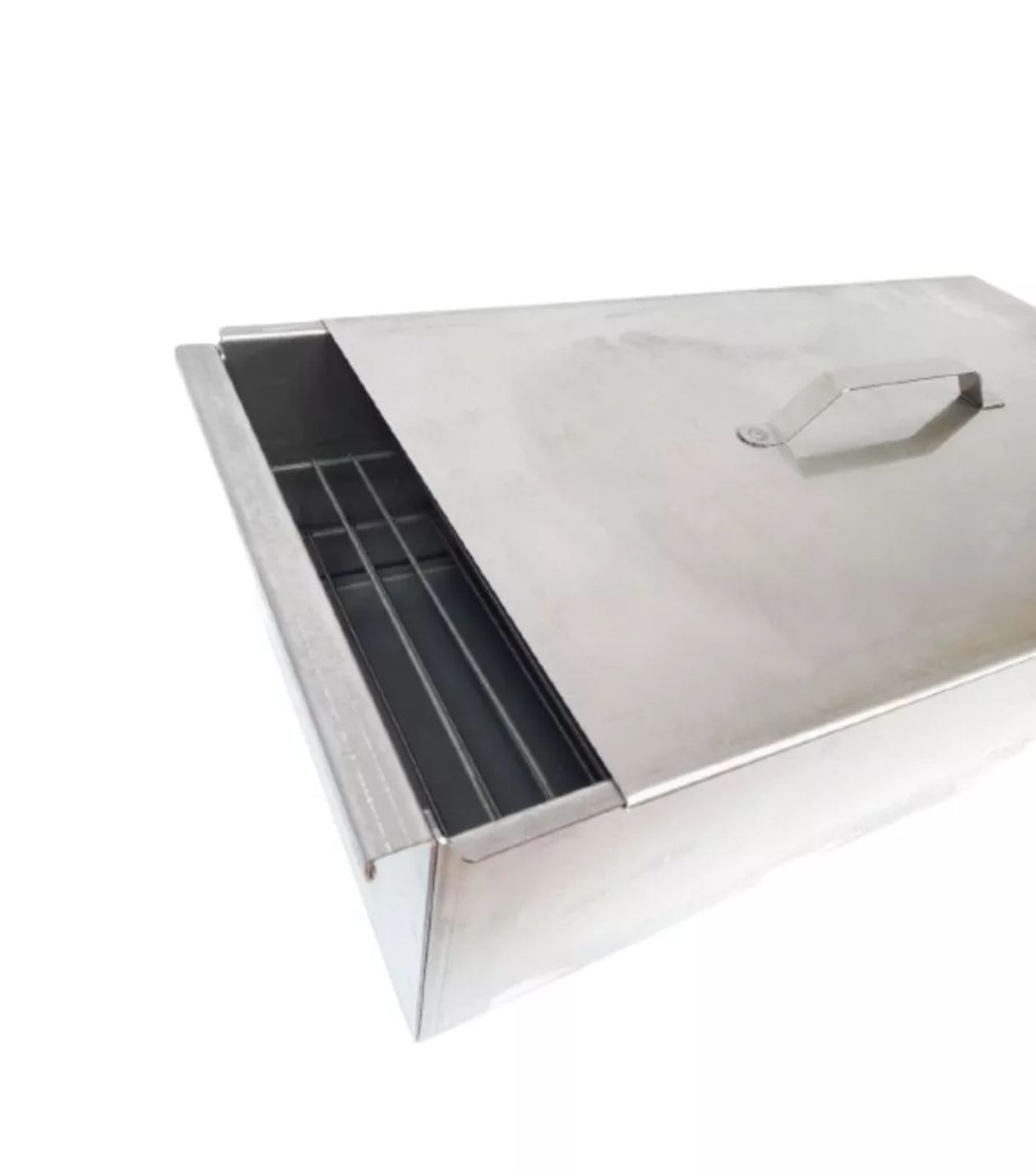 Коптильня двухъярусная (К-002) 450х280х170мм с поддоном