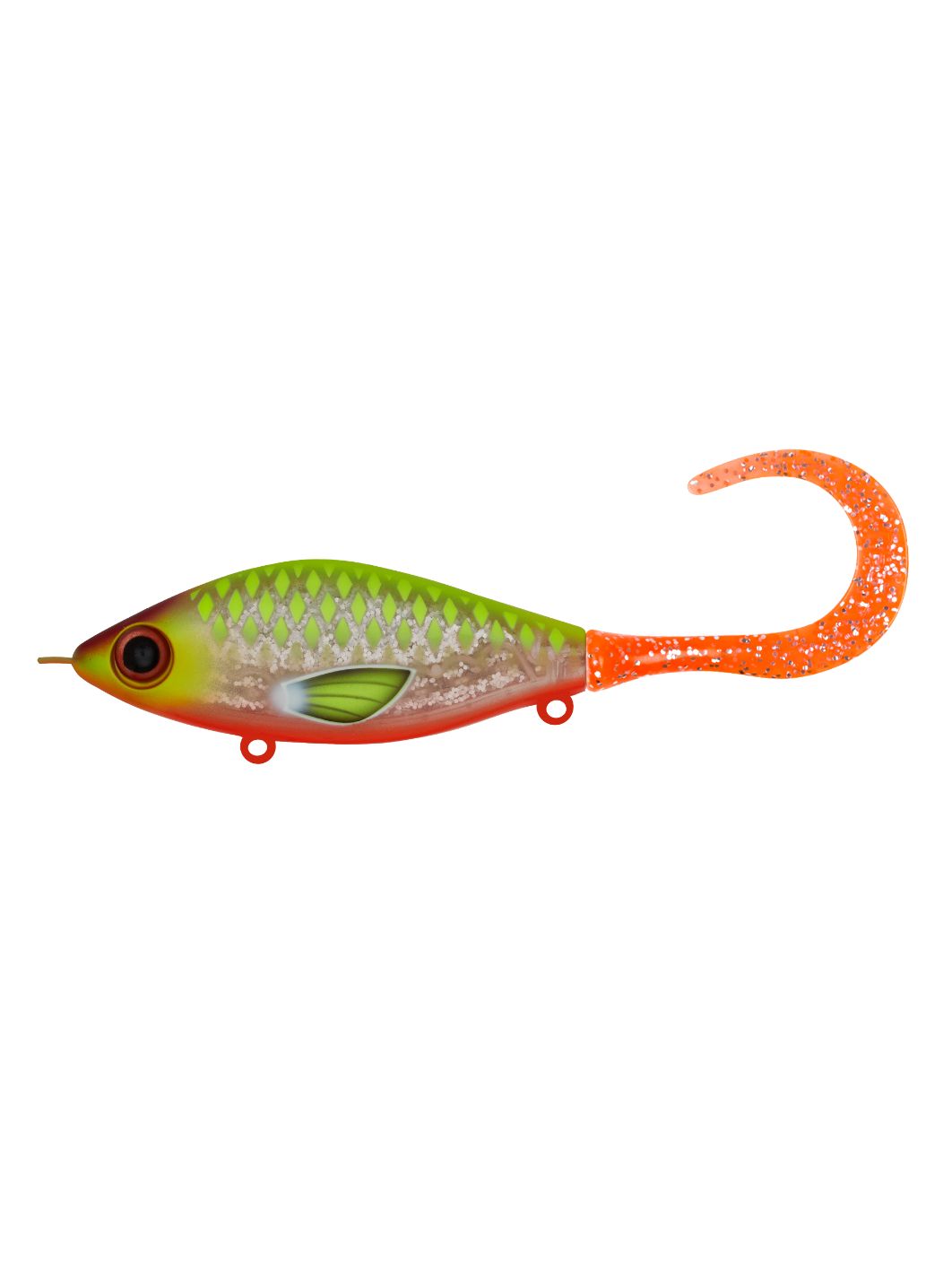 Воблер Джеркбейт Strike Pro Guppie Downsize Sinking,  90 мм,  35, 7 гр,  Загл. 0, 5м.-1, 5м.,  Тонущий,  цвет: A277G Transparent Sunrise,  (EG-208B#A277G)