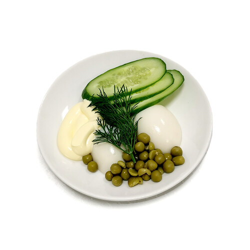 Яйцо под майонезом