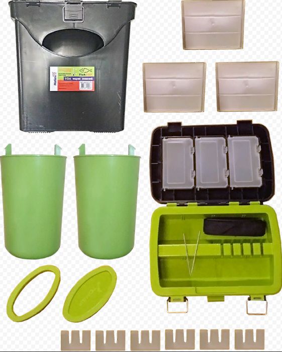 Ящик зимний "FishBox" (10л) зеленый Helios