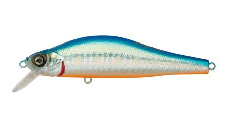 Воблер Минноу Strike Pro Archback 80SP,  80 мм,  10, 3 гр,  Загл. 0, 5м.-1, 0м.,  Нейтральный,  цвет: A150-713 UV Blue Silver OB,  (EG-125A-SP#A150-713)