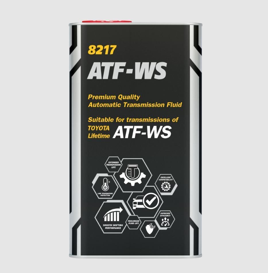 MANNOL ATF-WS 8217 4л синтетическое трансмиссионное масло