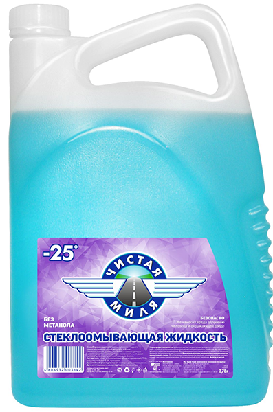 Очиститель стекла ЧИСТАЯ МИЛЯ -25*C 3, 78л зимний