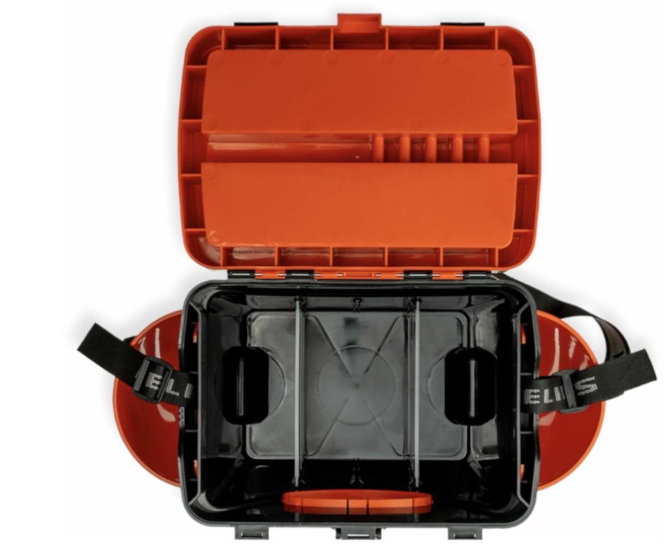 Ящик зимний "FishBox" (10л) оранжевый Helios