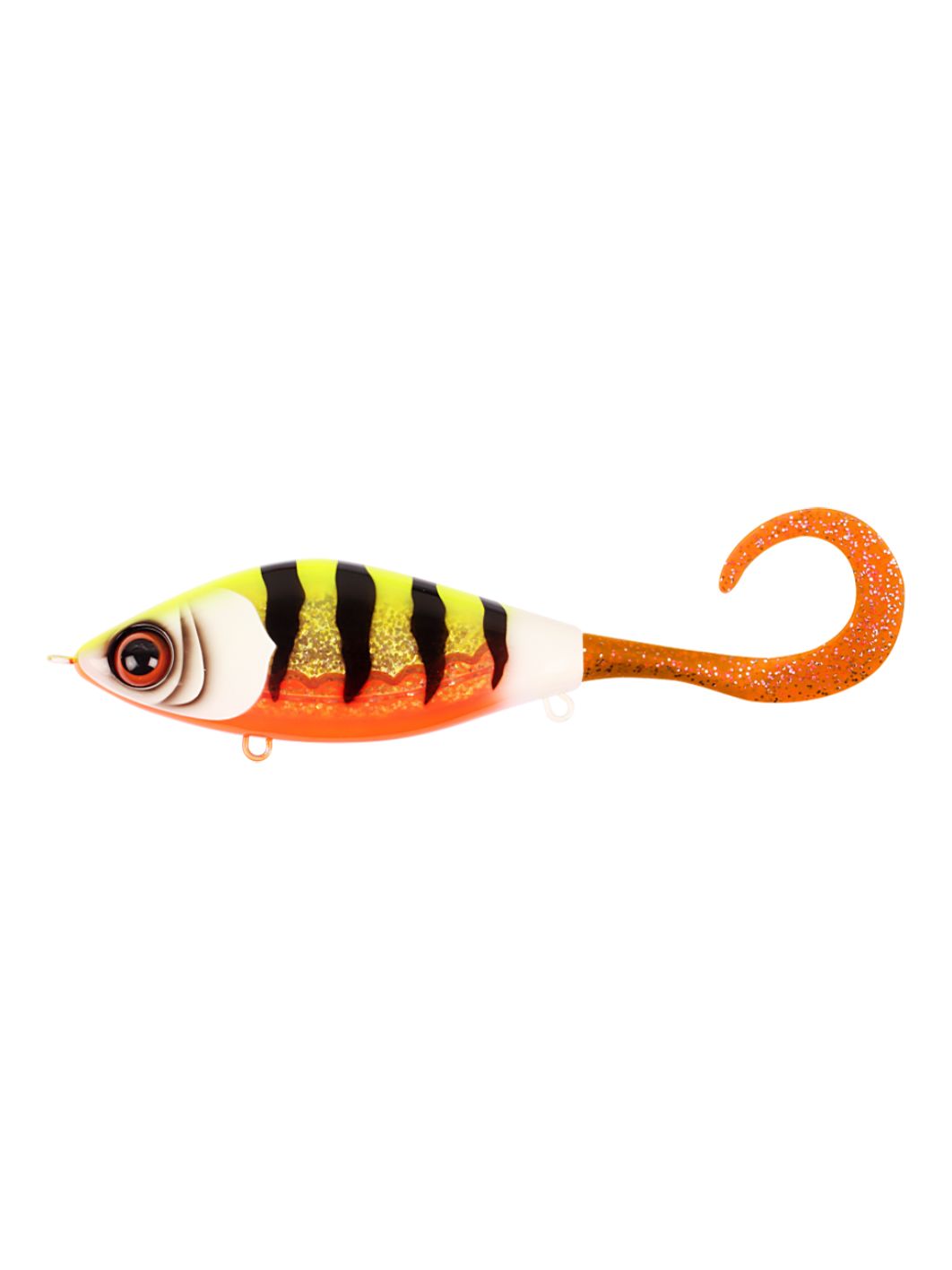 Воблер Джеркбейт Strike Pro Guppie Jr,  110 мм,  70 гр,  Загл. 0, 5м.-3, 0м.,  Тонущий,  цвет: TR-005 Sparkle Pony Orange,  (EG-208A#TR-005)