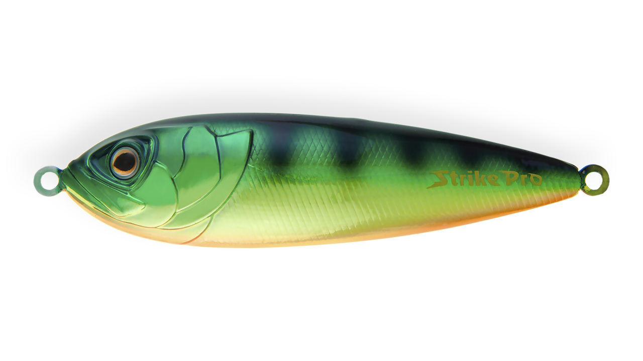 Блесна колеблющаяся Strike Pro Killer Profy 75S,  75 мм,  11 гр,  Одинарный-незацепляйка,  цвет: A45E/A45E,  (PST-02S#A45E/A45E)