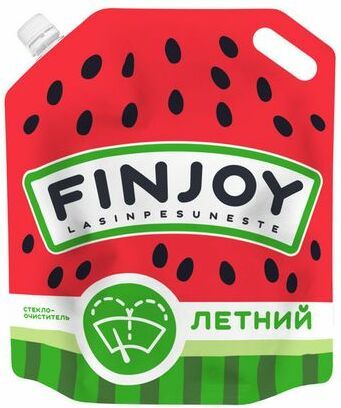 Очиститель стекла FIN JOY летний 4л (арбуз) DP