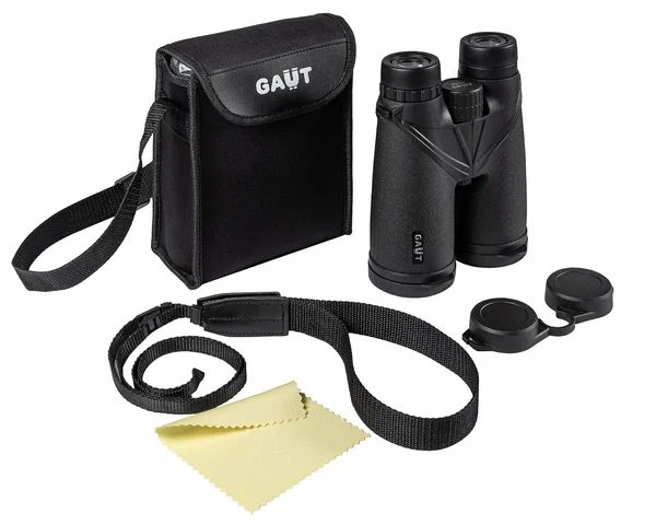 Бинокль GAUT Atlas 12x50,  Roof-призмы BK7,  цвет - черный,  760г