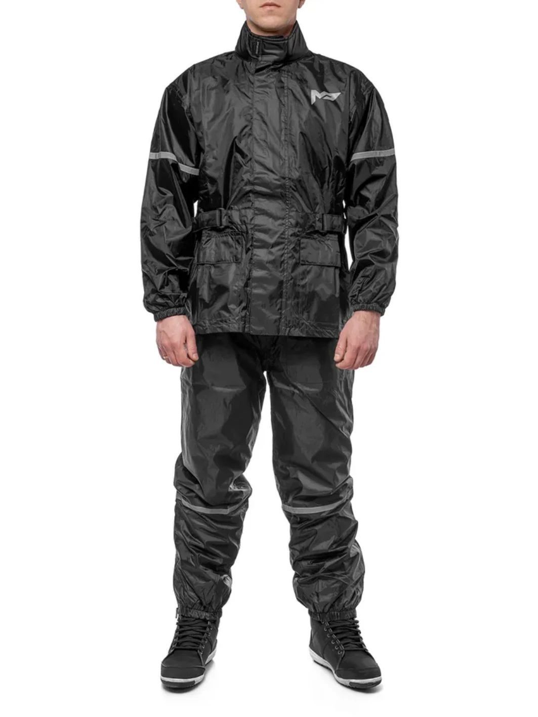 Дождевик MOTEQ WET DOG  раздельный куртка+брюки черный XS   
