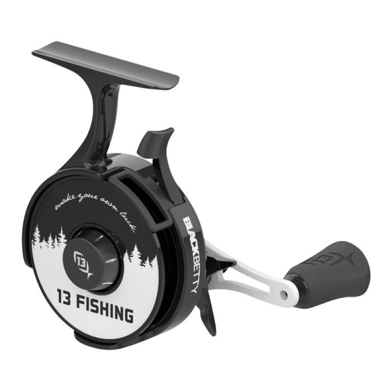 Катушка 13 Fishing FreeFall Carbon - Inline Ice Fishing Reel - Northwoods Edition - 2.5:1 Gear Ratio - LH