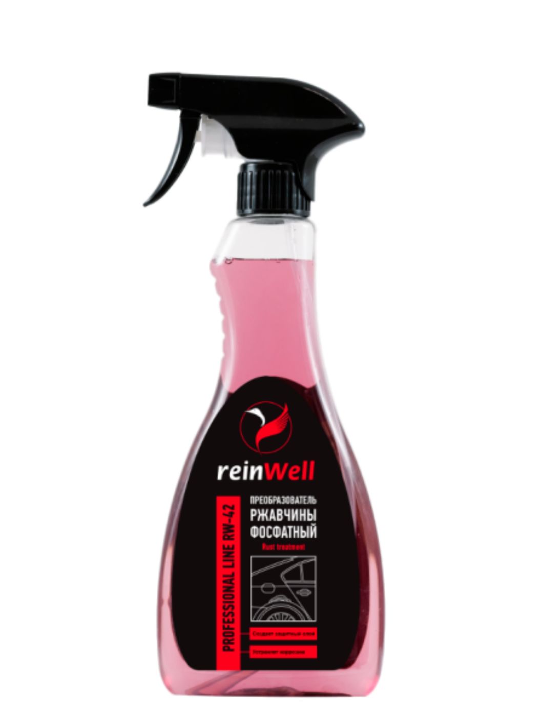 Преобразователь ржавчины фосфатный ReinWell RW-42 0, 5л триггер