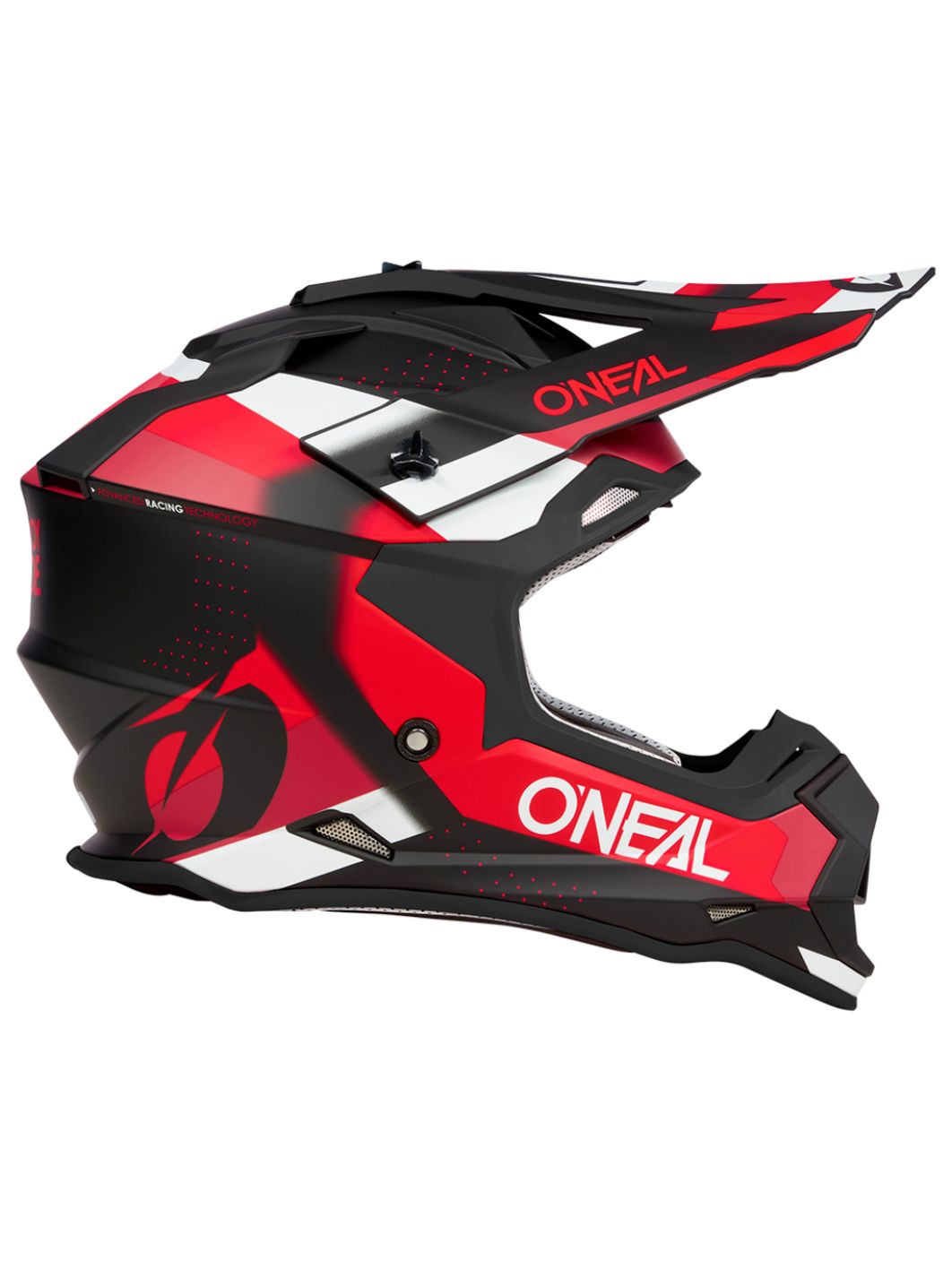 Шлем кроссовый ONEAL 2Series Spyde V.23 красный/серый,  XL