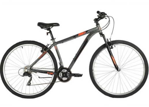 Велосипед колёса 26" горный FOXX Atlantic, 18 скоростей, рама алюминий 14" (черный) 