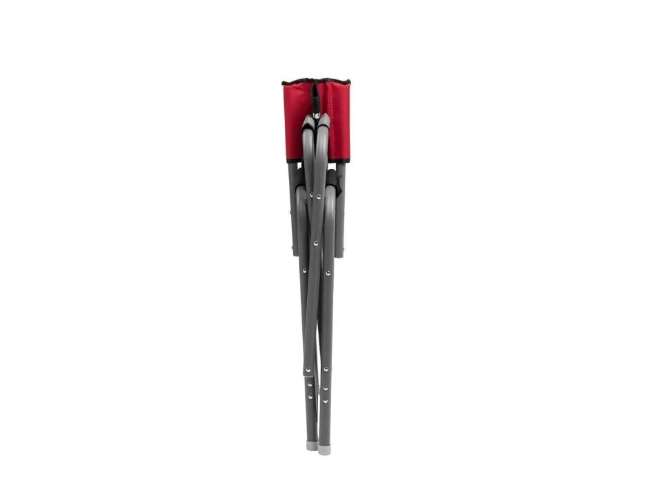 Кресло директорское,  200 кг,  поворотная спинка,  серый/красный/черный NISUS