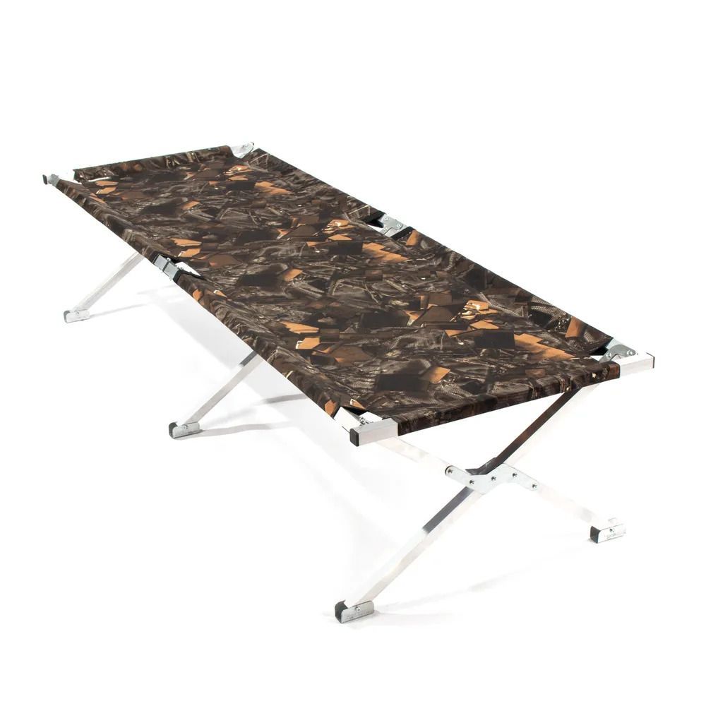 Раскладушка туристическая "СЛЕДОПЫТ" в чехле,  1950х650х400 мм,  труба алюм. 25х25 мм