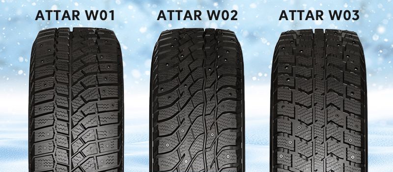 Шина Attar W03 Studed 215/65 R16C 109/107R шип