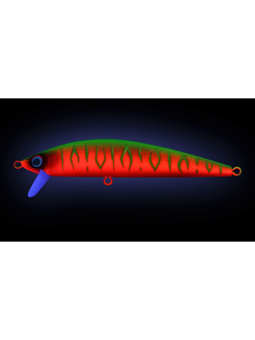Воблер Минноу Strike Pro Euro Minnow 90,  90 мм,  11, 2 гр,  Загл. 0, 6м.-1, 2м.,  Плавающий,  цвет: A230S Watermelon Mat Tiger,  (JL-108L#A230S)
