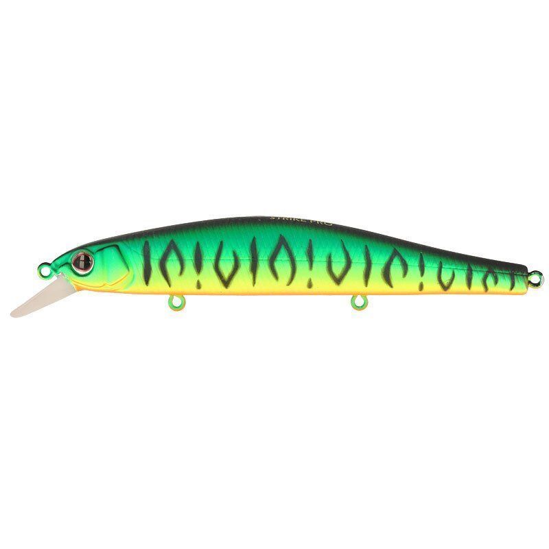 Воблер Минноу Strike Pro Slingshot Minnow 90,  90 мм,  7 гр,  Загл. 0, 3м.-0, 5м.,  Плавающий,  цвет: GC01S Mat Tiger,  (EG-146F#GC01FS)