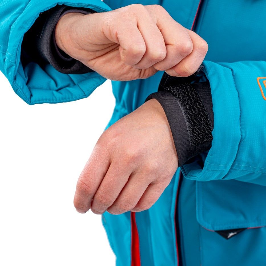 костюм женский для рыбалки grayling камчатка, зимний, бирюзово-оранжевый (р-р 44-46 рост 170-176) м