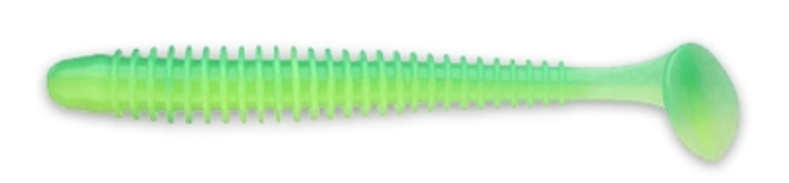 Приманка съедобная Keitech Swing Impact 4" EA#11 Lime Chartreuse Glow