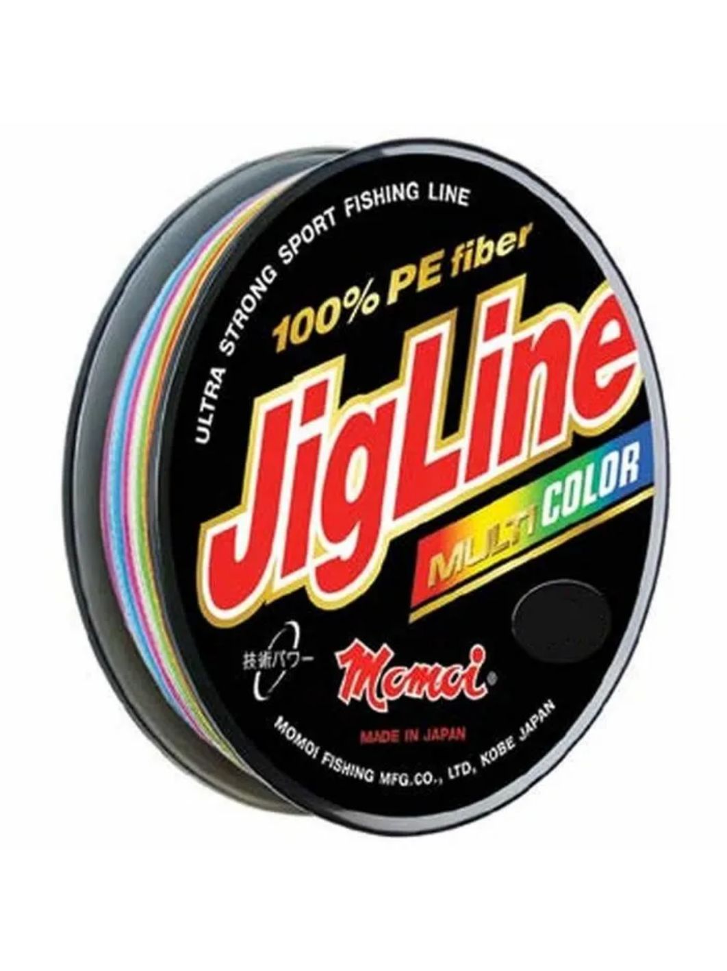 Шнур JigLine Multicolor  0, 10 мм,   7, 0 кг,  100 м 5 цветов по 10м.