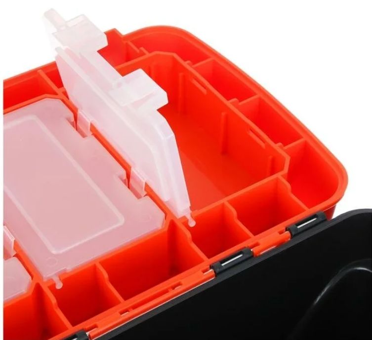 Ящик зимний "FishBox" односекционный (10л) оранжевый Helios