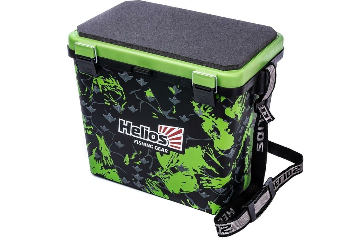 Ящик рыболовный зимний SHARK салатовый Helios